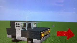 【マイクラ統合版】MOD・アドオンなしで簡単に動く車の作り方