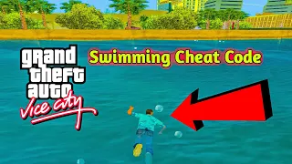 GTA Vice City Swimming Cheat Code | How Swim Tommy in GTA VC