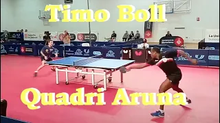 2021 Чемпионат Барселоны финал Тимо Болл Кварди Аруна Timo Boll Quadri Aruna