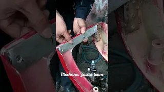 Repair bumper by old school way fiber glass