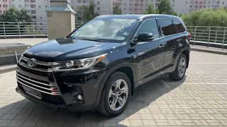 Toyota Highlander III (XU50) · Рестайлинг,  3.5hyb CVT 310hp.Limited Platinum 7 мест, 2019 г. 57300$