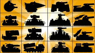 ALL SERIES : MEGA BOSS vs MEGA TANK  - Cartoons about tank/Nina tank cartoon