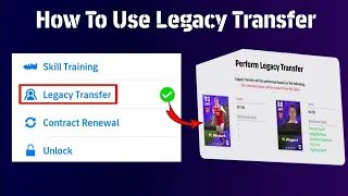 How To Use Legacy Transfer Perfectly In eFootball 2024 Mobile | Full Tutorial Step By Step