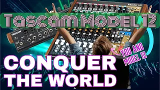 Conquer the World with Tascam Model 12! Make a song Fast!