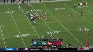 Arizona Cardinals FAKE PUNT vs. Eagles