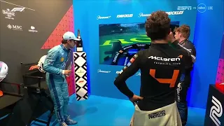 The Cool Down Room After Norris’ First win - 2024 Miami Grand Prix