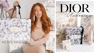 DIOR LUXURY UNBOXING HAUL ⭐️ My First Dior Bag! + Dior Beauty, Jewelry & Accessories ✨