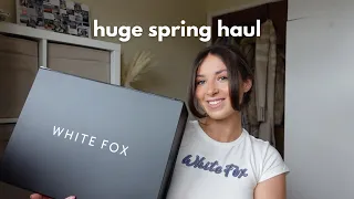 HUGE SPRING HAUL with white fox boutique + discount code