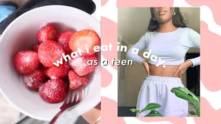 A realistic what I eat in a day as an average teenager in 2020