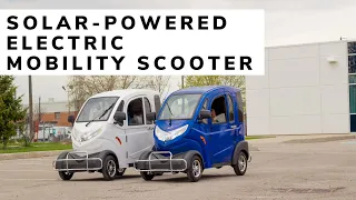 DAYMAK BOOMERBUGGY X | The First Solar Mobility Enclosed Scooter