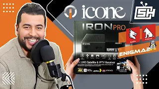 Hicham SABER هشام صابر | Icone iron Pro 4K جهاز الإستقبال : Forever و Enigma 2 لماذا لا يقبل دعم