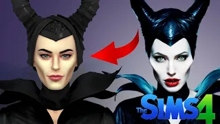 MALEFICENT | ANGELINA JOLIE | DIABOLINA 😈 [the sims 4 speed cas]