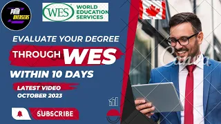 ECA-Education Credential Assessment | How to apply WES | WES Canada Express Entry PNP | Easy Process