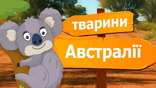 Тварини Австралії для дітей українською мовою.  Вивчаємо тварин  Звуки тварин