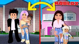 WE DID A FAMILY SWAP FOR 24 HOURS  | Roblox Roleplay | Bloxburg Family