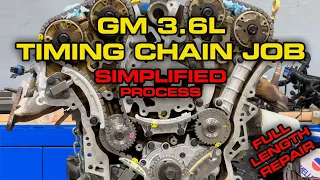 How To Replace Timing Chain On Chevy / GM 3.6L V6 - Full Length Removal and Install - With Tips!