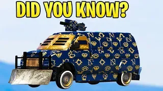GTA Online DID YOU KNOW? - How to Use the OP Delivery Vehicles While NOT in a Delivery