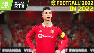 eFootball 2022 - Ultra Settings Gameplay in 2022 | Manchester United vs Barcelona RTX 3060 Ti