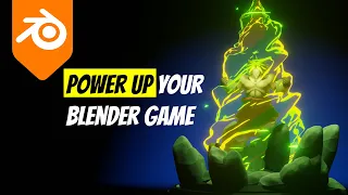 How to create a DBZ Power Up effect - Blender Stylized VFX Tutorial