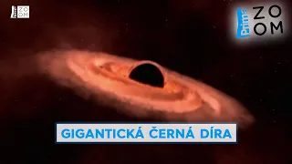 Gigantická černá díra je velká jako sluneční soustava. Podívejte se, jak takový obr zřejmě vzniká