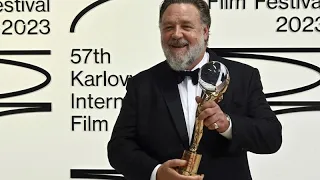 Russell Crowe honoured at Czech international film festival