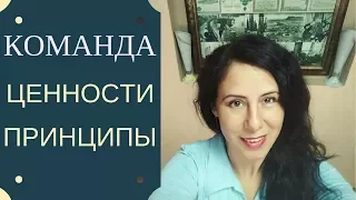 Ценности и принципы для работы в команде