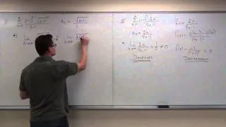 Calculus 2 Lecture 9.5:  Showing Convergence With the Alternating Series Test, Finding Error of Sums