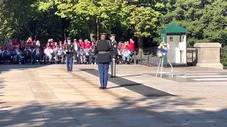 Changing of the Guard at the Tomb of the Unknown Soldier (10/22/22)