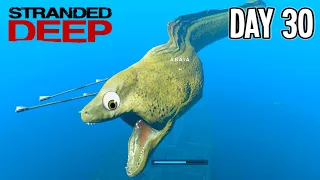 Giant Eel Boss Battle! - STRANDED DEEP Gameplay (2022) - Part 20