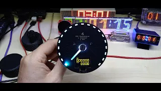 GPS Speedometer, Neopixel Tachometer, OLED Info designed and build by #Hayri Sponsored by #PCBWay