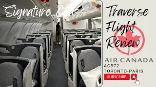 Air Canada International Business Class Review A330 Toronto - Paris