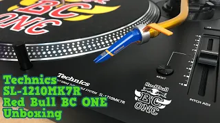 Technics SL-1210MK7R Red Bull BC ONE Turntable Unboxing