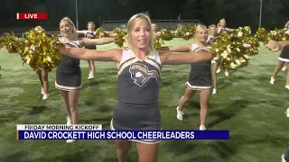 FRIDAY MORNING KICKOFF: David Crockett High School Cheerleaders