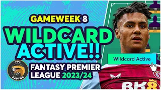 MY WILDCARD IS ACTIVE! | FPL GAMEWEEK 8 WILDCARD TEAM SELECTION | Fantasy Premier League 2023/24