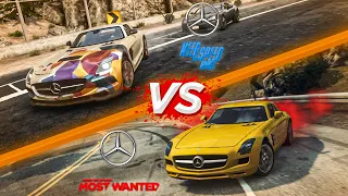 [MERCEDES SLS] в NFS RIVALS vs NFS MW 2012!!