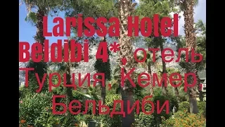 Larissa Hotel Beldibi 4* Кемер Турция июнь 2018. Обзор отеля, территория, номер; ресторан. пляж