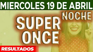 Resultado del sorteo Super Once Noche del Miércoles 19 de Abril del 2023