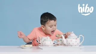 American Kids Try "More" Tea | Kids Try | HiHo Kids