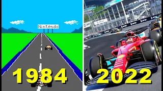 Evolution of Formula 1 Games 1984-2022