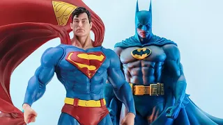 New Dc comics Batman and Superman classic statues revealed pure arts preorder info