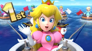 Mario Party Superstars - Peach Wins All Characters By Doing Absolutely Nothing - (Everything)