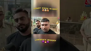 Yo Yo Honey Singh Scared 🔥 Lawrence bishnoi Attitude status 😈😈 #Short #viral