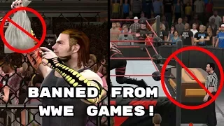 6 Match Types & Weapons Banned From WWE Games