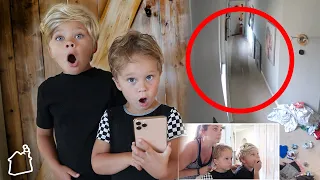 REAL GHOST IN OUR HOME! (Caught On Camera!)