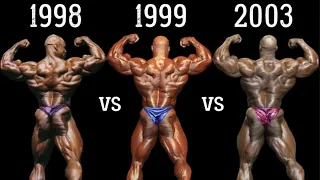 When was *RONNIE COLEMAN* at  his BEST? (1998 vs 1999 vs 2003)