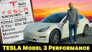 Tesla Model 3 TRUE Costs After 3 Years, 60,000 Mi - This Surprised Me...