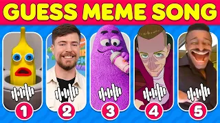 Guess The Meme By Song |  Grimace Shake, MrBeast, Skibidi Toilet, Grimace Shake #211