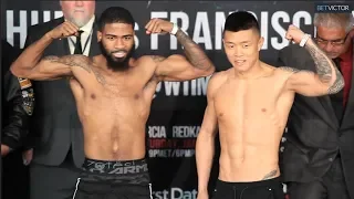 STEPHEN FULTON VS ARNOLD KHEGAI - FULL WEIGH IN AND FACE OFF VIDEO I SHOWTIME BOXING