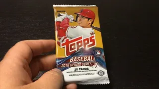 2018 Topps Update Series Pack Rip