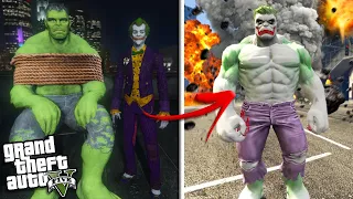 JOKER becomes The INCREDIBLE Hulk (GTA 5 Mods)